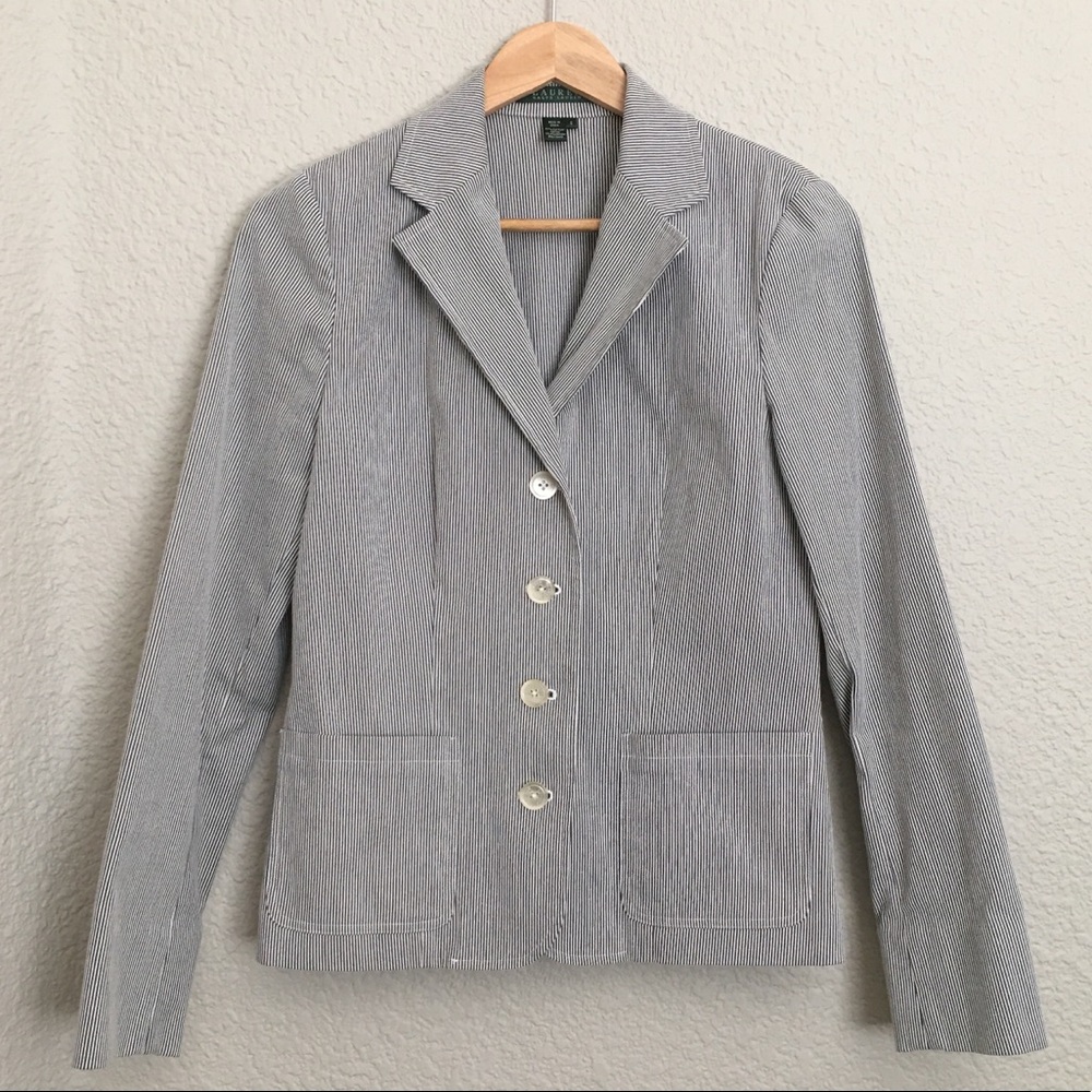 Lauren Ralph Lauren Striped Blazer Jacket